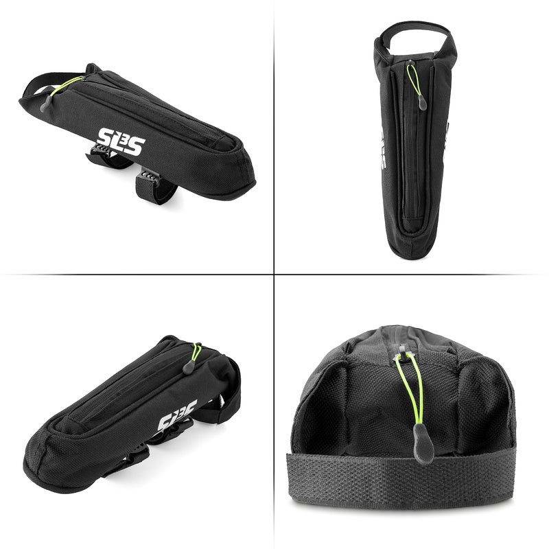 SLS3 Aero Top Tube Bike Bag - Small, Stable & Secure for TT and Triathlon Racing â€“ Tri and Cycling Accessories - Premium Low Profile Design Reduces Drag - Custom Fit Bike Top Tube Bag - Image 3